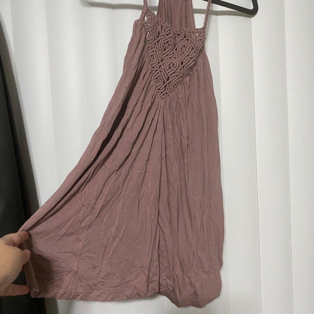 Volcom light rose/violet tank top